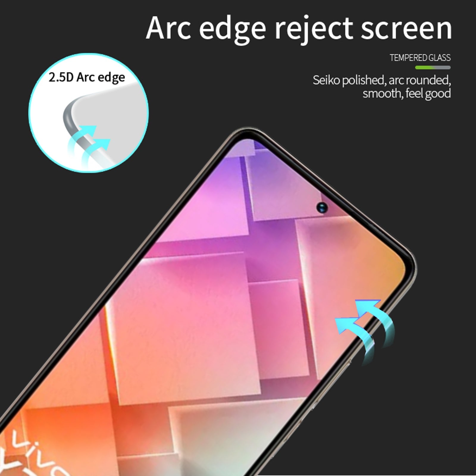 MOFI JK Tempered Glass Film Series-1 for vivo Y200e 5G Full Glue HD Clear Full Screen Protector MOFI JK Tempered Glass Film Series-1 for vivo Y200e 5G Full Glue HD Clear Full Screen Protector